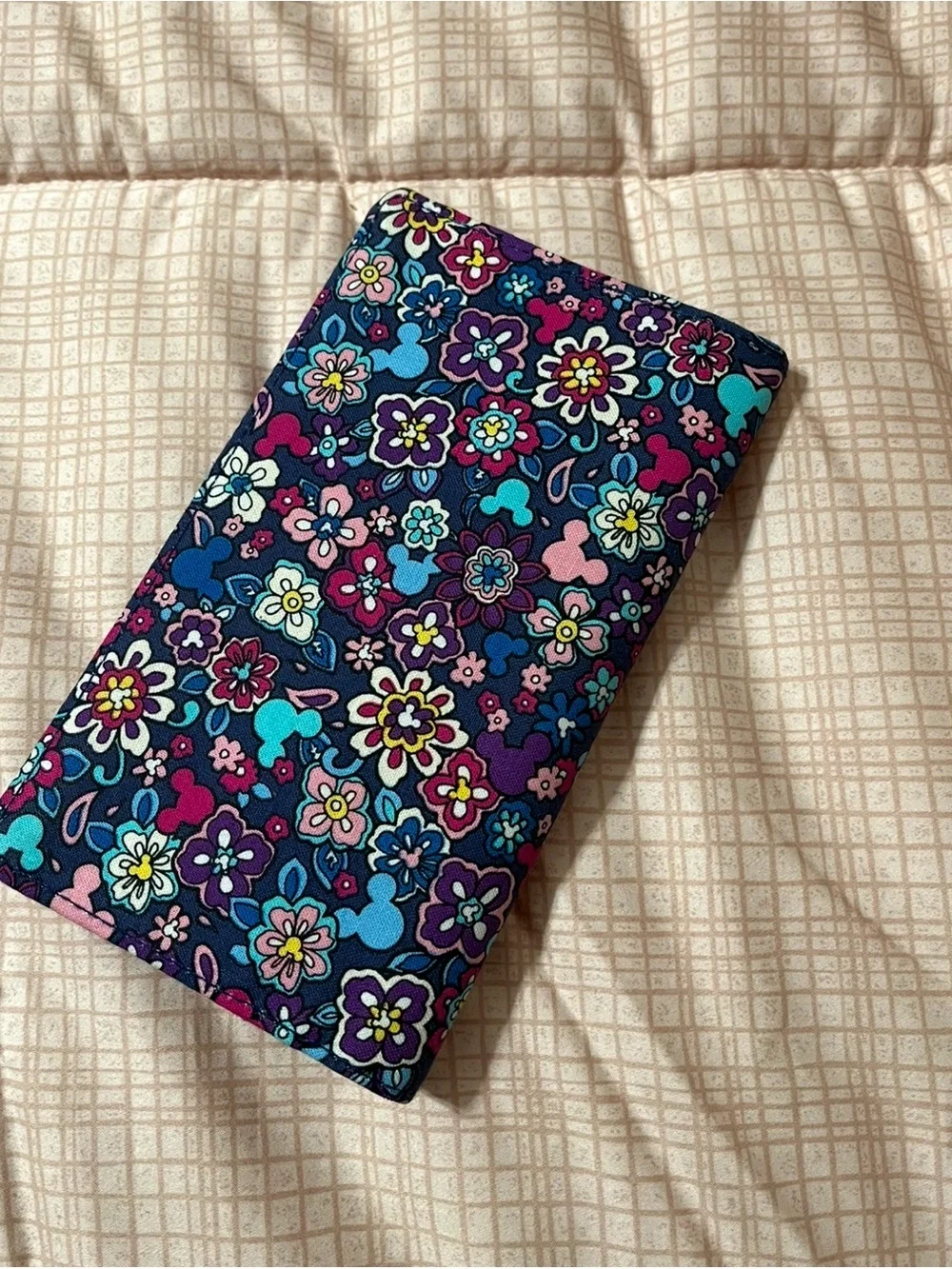 Vera Bradley Floral Wallet in Navy, Purple, Pink, Blue, Teal - Picture 3 of 3
